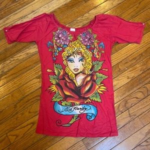 Ed Hardy Womens Top Large